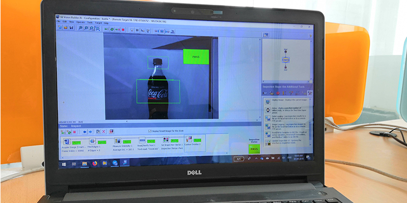 Product Inspection using smart camera